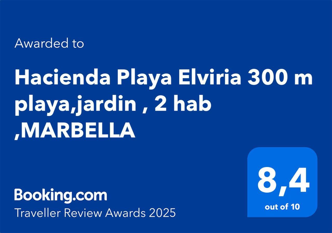 Hacienda Playa Elviria 300 M Playa,Jardin , 2 Hab ,Marbella 아파트 외부 사진