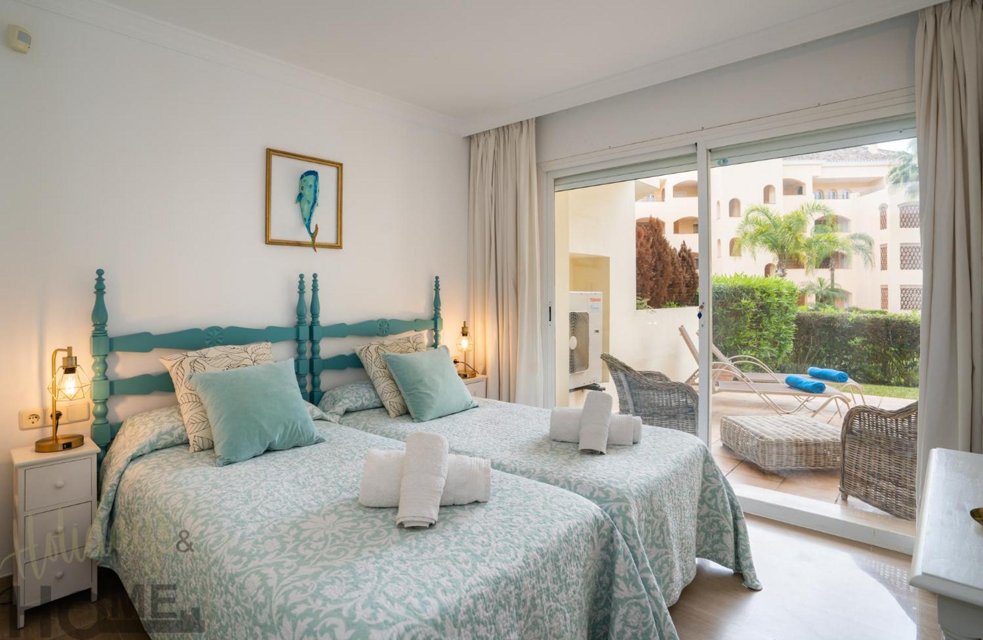 Hacienda Playa Elviria 300 M Playa,Jardin , 2 Hab ,Marbella 아파트 외부 사진