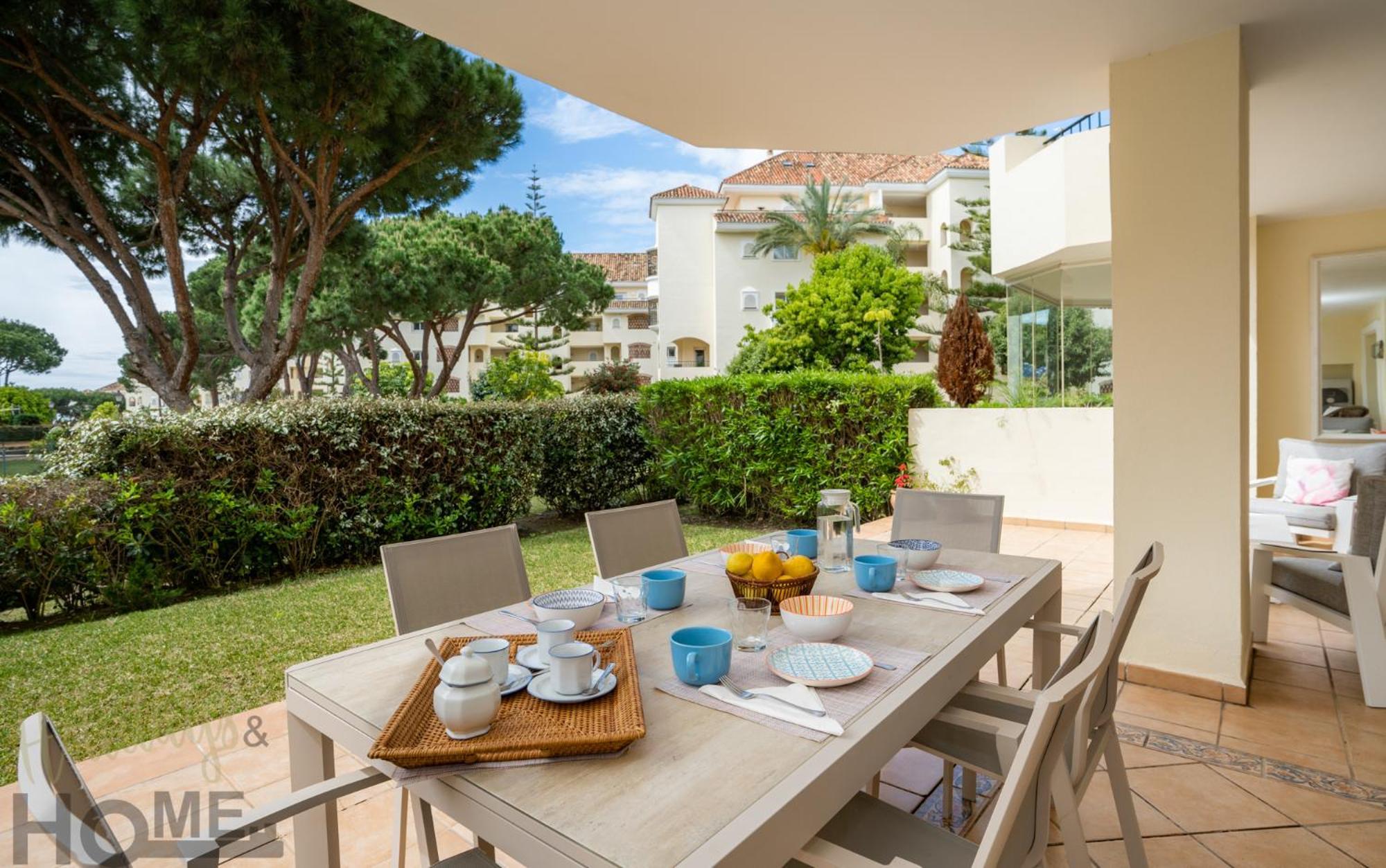 Hacienda Playa Elviria 300 M Playa,Jardin , 2 Hab ,Marbella 아파트 외부 사진